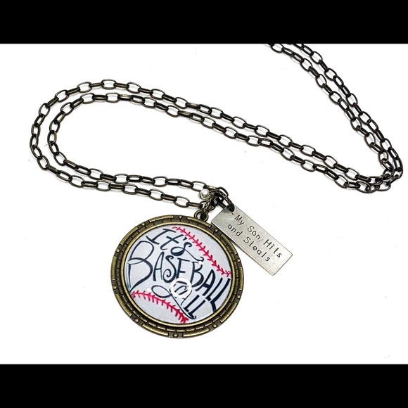 Plunder Jewelry - Plunder ‘It’s Baseball Y’all’ Long Chain Necklace